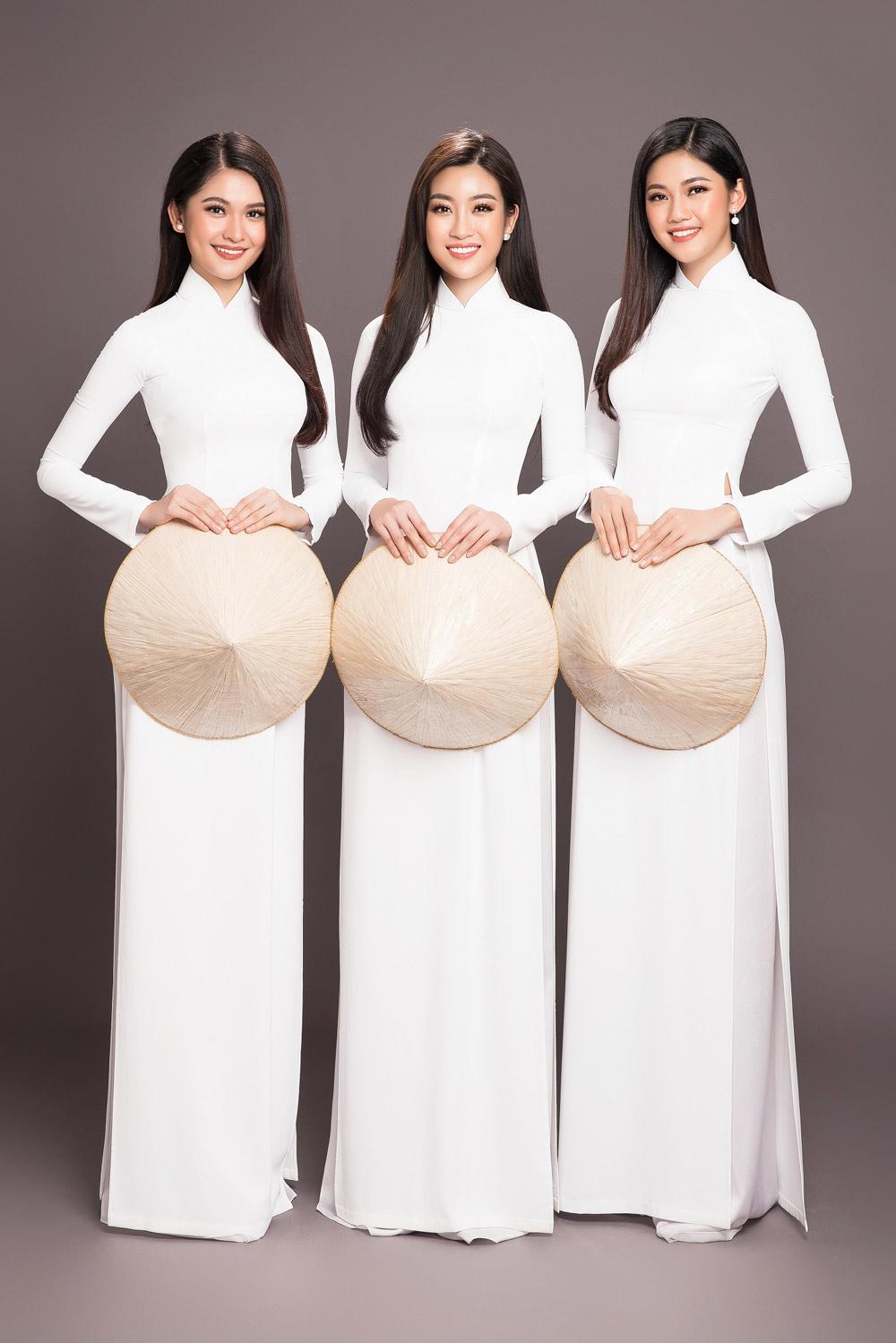 3 my nhan dep nhat hoa hau viet nam 2016 khoe sac voi ao dai trang thuan khiet - 5